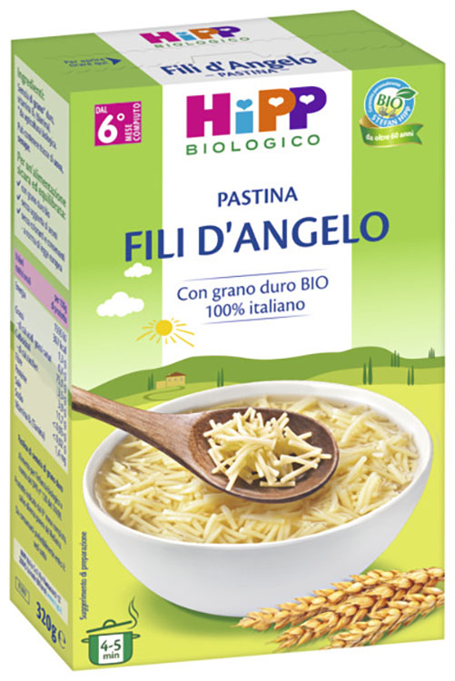HIPP BIO PASTINA FILI D'ANGELO 320 G - Farmacia-flash.it