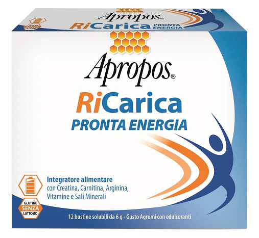 APROPOS RICARICA PRONTA ENERGIA 12 BUSTINE 6 G - Farmacia-flash.it