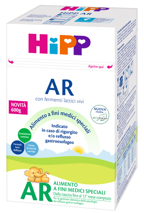 HIPP LATTE ANTIREFLUSSO CON METAFOLINA 600 G - Farmacia-flash.it