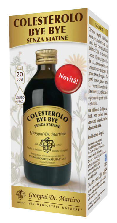 COLESTEROLO BYE BYE SENZA STATINE 200 ML - Farmacia-flash.it