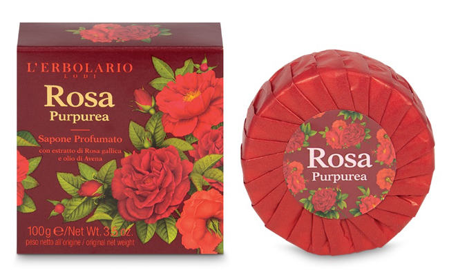 ROSA PURPUREA SAPONE PROFUMATO 100 G - Farmacia-flash.it