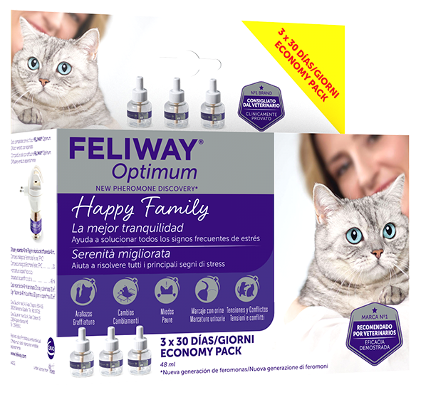 FELIWAY OPTIMUM REFILL 3X48 ML - Farmacia-flash.it