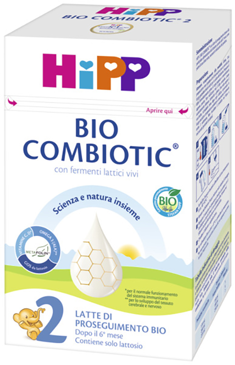HIPP 2 BIO COMBIOTIC 600 G - Farmacia-flash.it