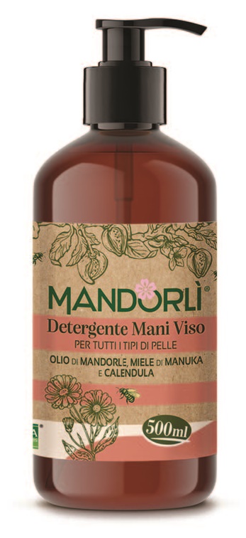 MANDORLI DETERGENTE MANI VISO PER TUTTI I TIPI DI PELLE 500 ML - Farmacia-flash.it