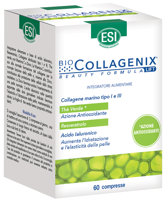 ESI BIOCOLLAGENIX ANTIOSSIDANTE 60 COMPRESSE - Farmacia-flash.it