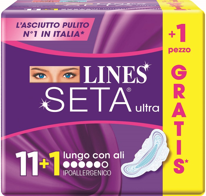 LINES SETA ULTRA LUNGO ALI CP 11+1 GRATIS - Farmacia-flash.it