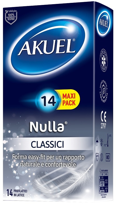 PROFILATTICO AKUEL NULLA CLASSICO 14 PEZZI - Farmacia-flash.it