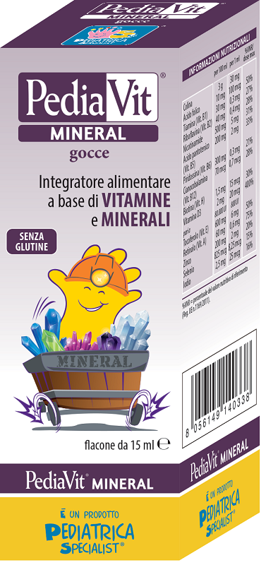PEDIAVIT MINERAL GOCCE 15 ML - Farmacia-flash.it