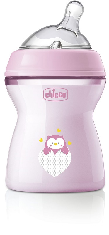 CHICCO BIBERON NAT FEEL PP 2M+ 250 ML BIMBA - Farmacia-flash.it