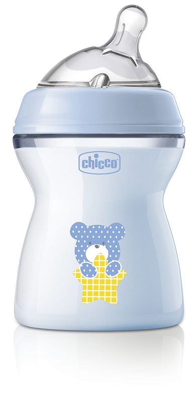 CHICCO BIBERON NAT FEEL PP 2M+ 250 ML BIMBO - Farmacia-flash.it