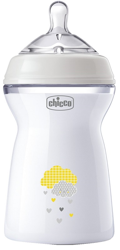 CHICCO BIBERON NAT FEEL PP 6M+ 330 ML UNISEX - Farmacia-flash.it