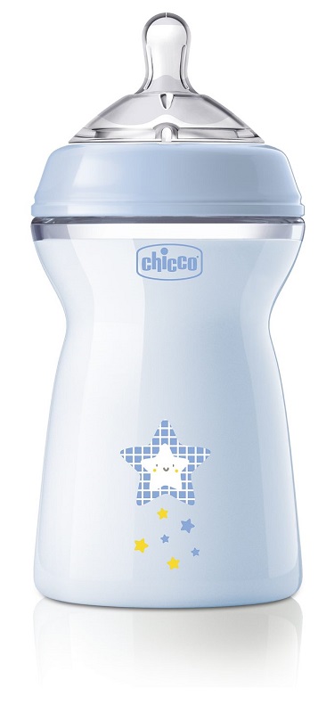 CHICCO BIBERON NAT FEEL PP 6M+ 330 ML BIMBO - Farmacia-flash.it