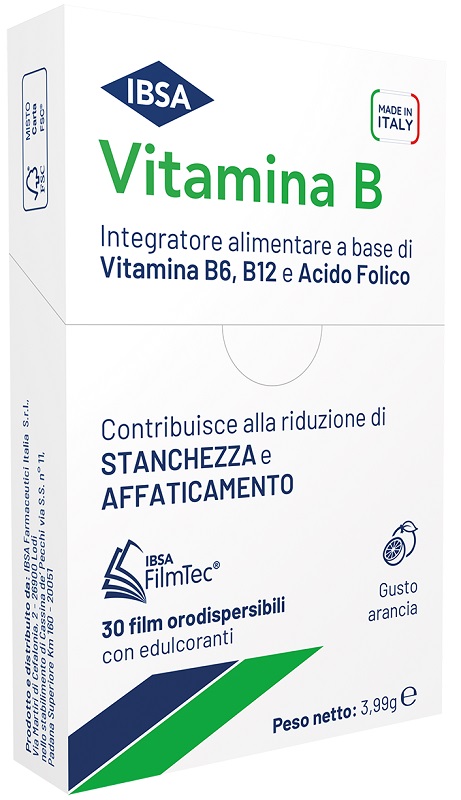 VITAMINA B IBSA 30 FILM ORALI - Farmacia-flash.it