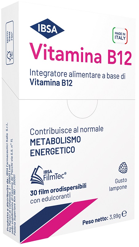 VITAMINA B12 IBSA 30 FILM ORALI - Farmacia-flash.it