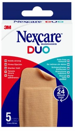 CEROTTO NEXCARE DUO MAXI 5 PEZZI - Farmacia-flash.it
