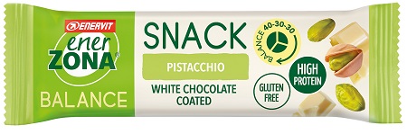 ENERZONA SNACK PISTACCHIO CIOCCOLATO BIANCO 27 G - Farmacia-flash.it