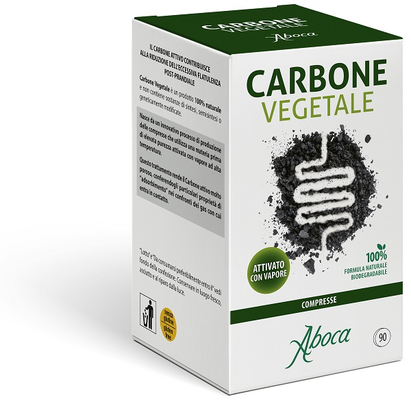 CARBONE VEGETALE 90 COMPRESSE - Farmacia-flash.it