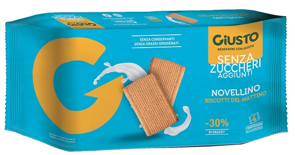 GIUSTO SENZA ZUCCHERO BISCOTTI MATTINO 350 G - Farmacia-flash.it