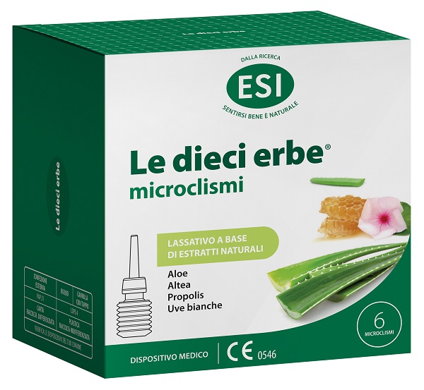 ESI LE DIECI ERBE MICROCLISMI 6 PEZZI - Farmacia-flash.it