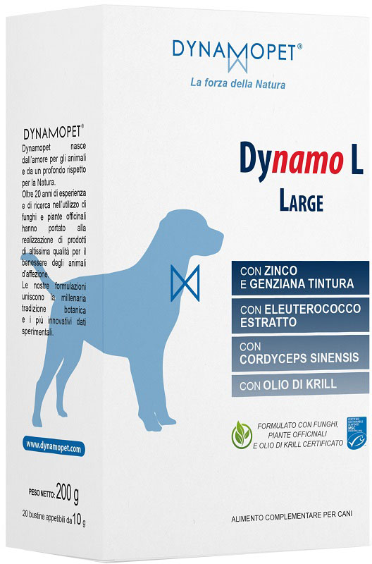 DYNAMO L LARGE CANI 20 BUSTINE DA 10 G - Farmacia-flash.it