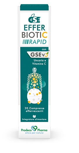 GSE EFFERBIOTIC RAPID 20 COMPRESSE - Farmacia-flash.it