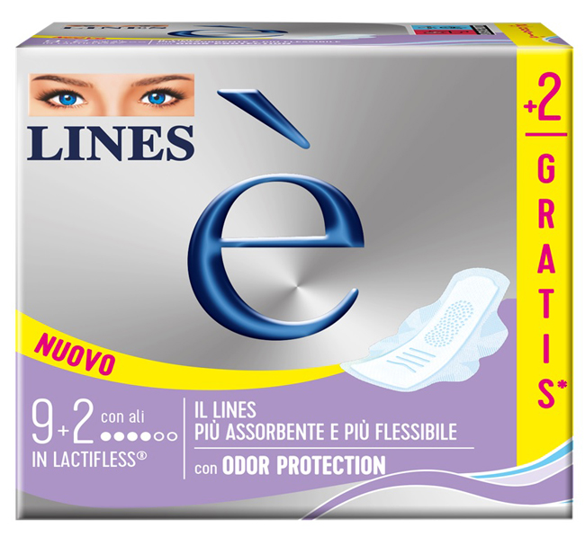 LINES E' ALI CARRY PACK 9 + 2 PEZZI - Farmacia-flash.it