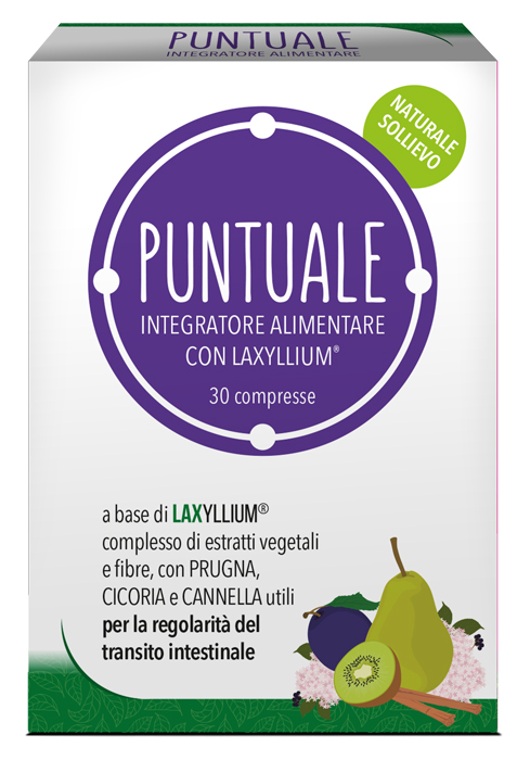 PUNTUALE CON LAXYLLIUM 30 COMPRESSE - Farmacia-flash.it