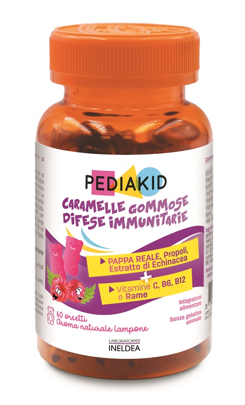 PEDIAKID DIFESE IMMUNITARIE 60 ORSETTI GOMMOSI - Farmacia-flash.it