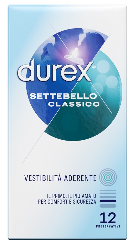 PROFILATTICO DUREX SETTEBELLO CLASSICO 12 PEZZI - Farmacia-flash.it