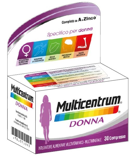 MULTICENTRUM DONNA 30 COMPRESSE - Farmacia-flash.it