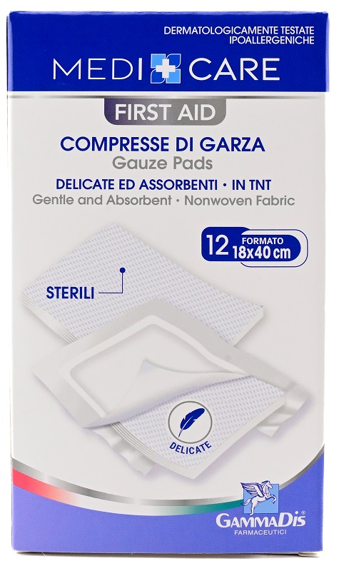 GARZA MEDICARE TNT 18X40 CM 12 PEZZI - Farmacia-flash.it
