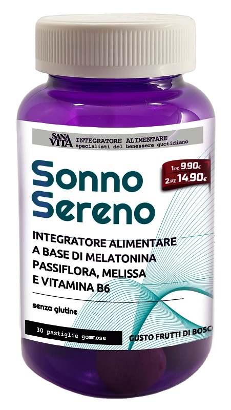 SANAVITA SONNO SERENO 30 GOMMOSE - Farmacia-flash.it