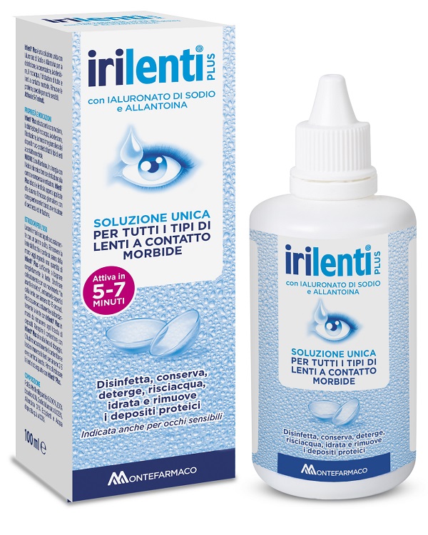 SOLUZIONE UNICA PER LENTI A CONTATTO IRILENTI 100 ML - Farmacia-flash.it