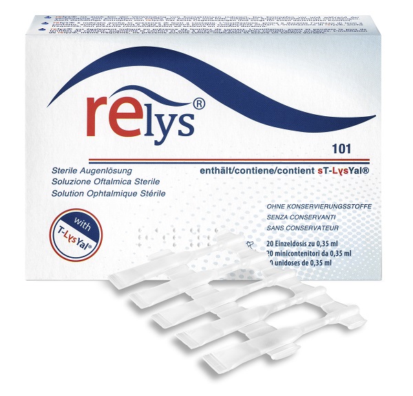 RELYS MONODOSE SOLUZIONE OFTALMICA 20 MINICONTENITORI DA 0,35 ML SENZA CONSERVANTI - Farmacia-flash.it