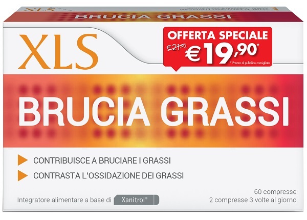 XLS BRUCIA GRASSI 60 COMPRESSE TAGLIO PREZZO - Farmacia-flash.it