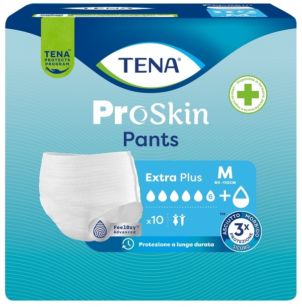 TENA PANTS EXTRA PLUS M 10 PEZZI - Farmacia-flash.it
