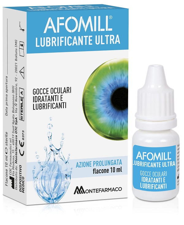 AFOMILL LUBRIFICANTE ULTRA GOCCE OCULARI 10 ML - Farmacia-flash.it