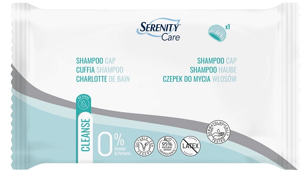 SERENITY CARE CUFFIA SHAMPOO CAPELLI ADATTA A PERSONE CON RIDOTTA MOBILITA' - Farmacia-flash.it
