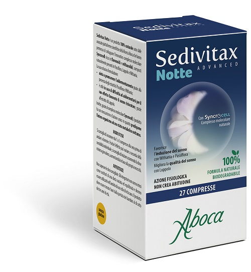 SEDIVITAX NOTTE ADVANCED 27 COMPRESSE - Farmacia-flash.it