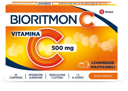 BIORITMON C 500MG VITAMINA C 20 COMPRESSE MASTICABILI - Farmacia-flash.it