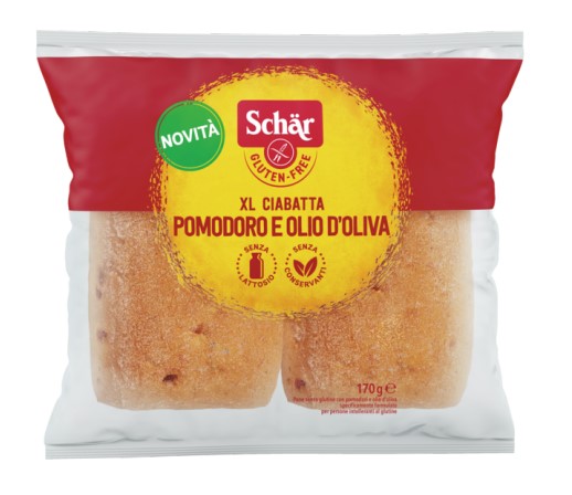 SCHAR XL CIABATTA POMODORI E OLIO D'OLIVA 2 PEZZI X 85 G - Farmacia-flash.it