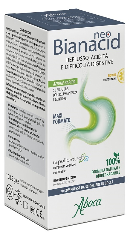 NEOBIANACID 70 COMPRESSE LIMONE - Farmacia-flash.it